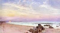 Richards, William Trost - Beach with Rising Sun, New Jersey